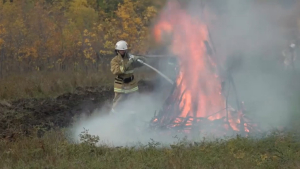 Готовность к тушению лесных пожаров проверили в ЗКО
