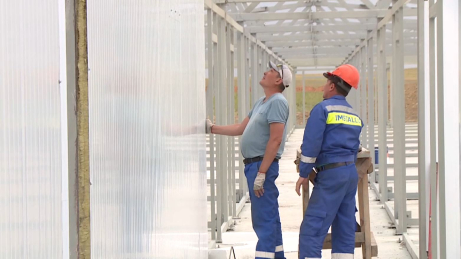 Қарағанды облысында ірі сүт фермасы салынып жатыр