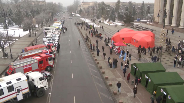 В Алматы прошла выставка пожарной и спасательной техники