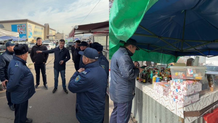 Более 80 нарушителей наказаны за незаконную торговлю в Алматы