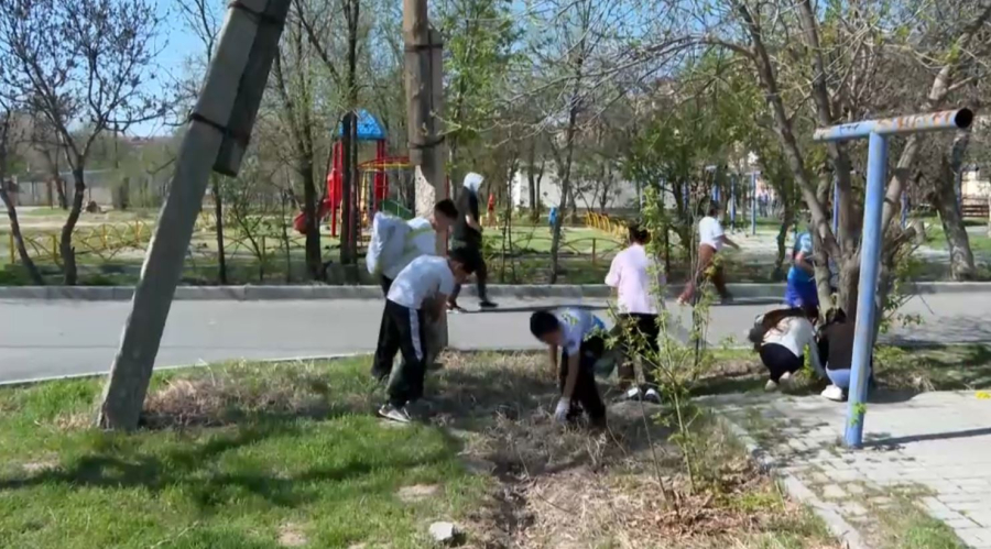 «Таза Қазақстан»: Кентауда ерекше форматтағы акция өтті