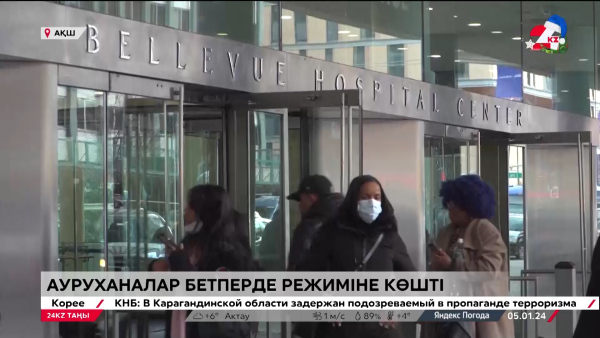 Ауруханалар бетперде режиміне көшті