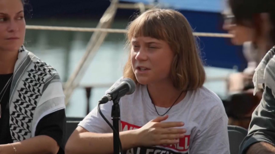 Грета Тунберг Газа секторына аттанды