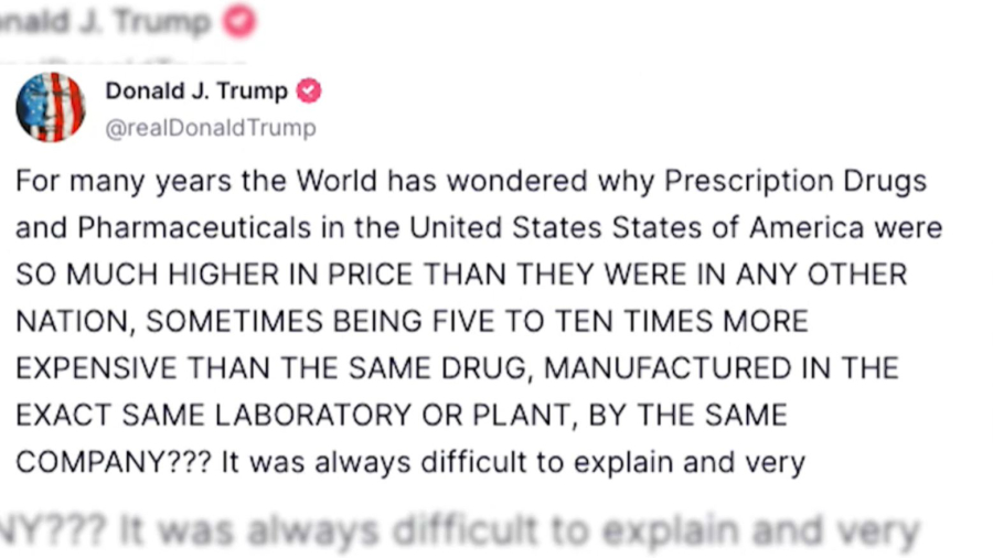 Трамп намерен снизить цены на лекарства в США