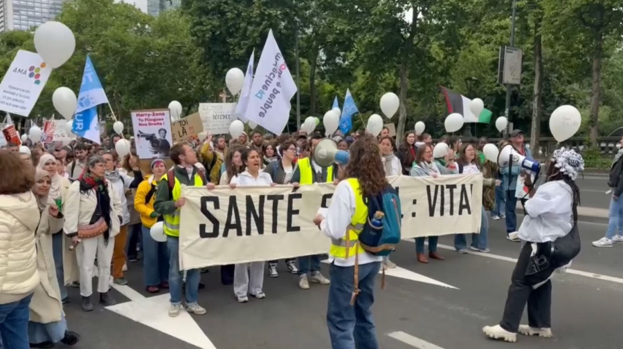 В Брюсселе в пятый раз прошла манифестация бюджетников против мер жёсткой экономии