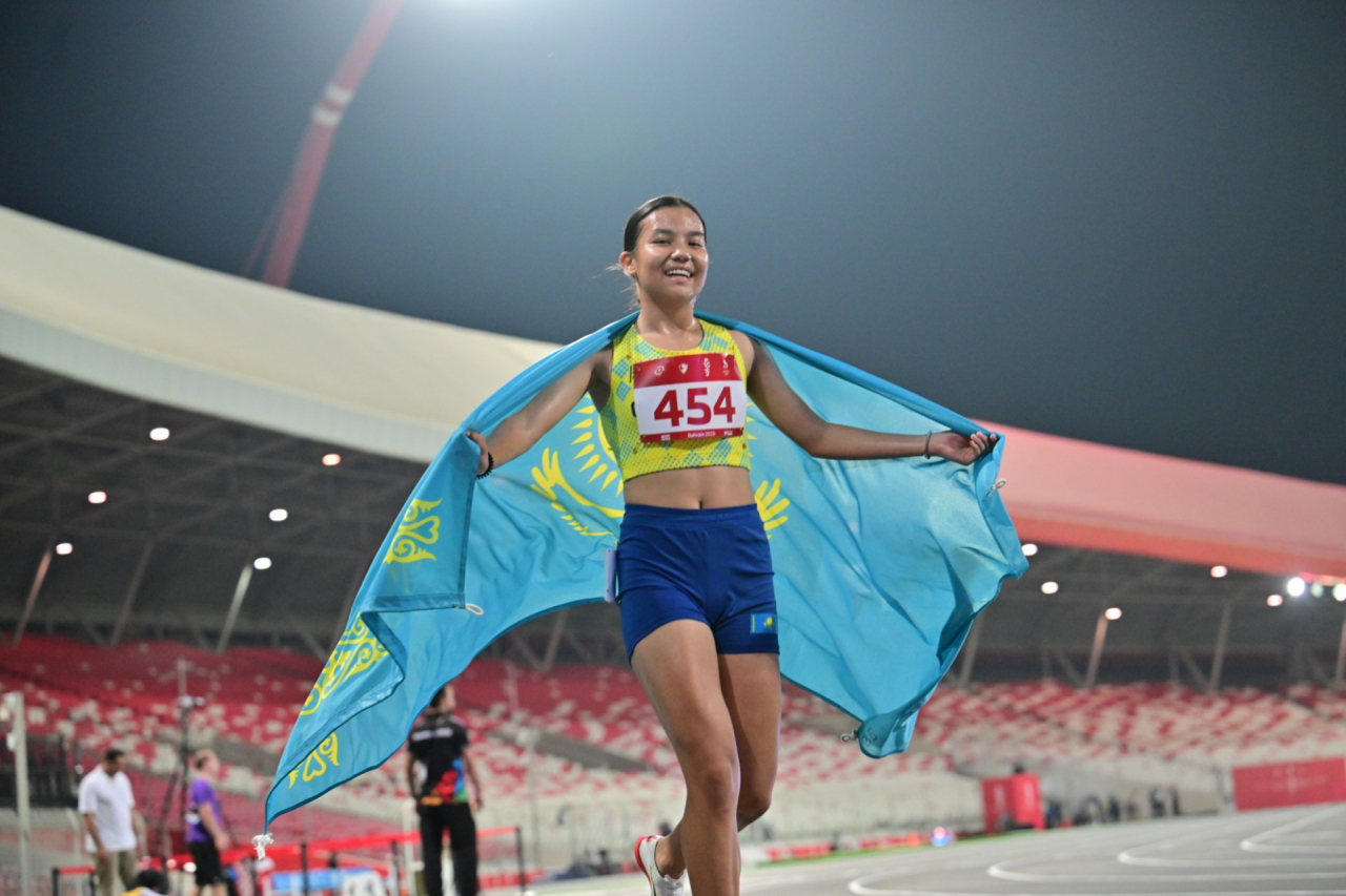 Аида Акылбекова вошла в тройку лучших на юношеской Азиаде