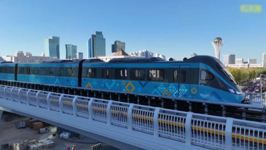 Астанада LRT пойызы сынақ режимінде іске қосылды