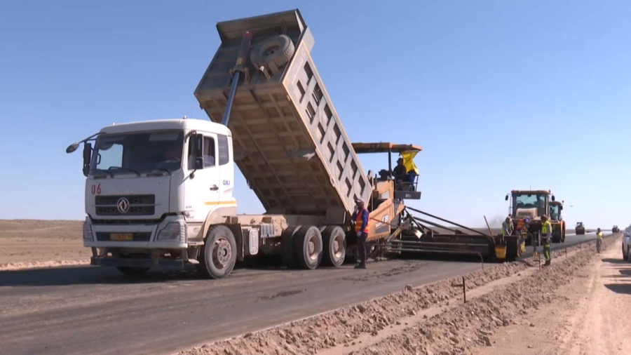 Жол құрылысында «жылы асфальт» технологиясы қолданылады