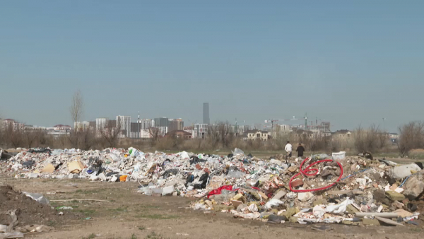 На стихийную свалку пожаловались жители столицы