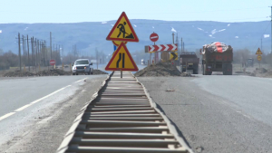 Строительство автобана «Караганда – Балхаш» возобновили в Карагандинской области