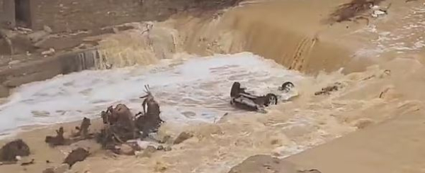 Сильное наводнение произошло на острове в Испании