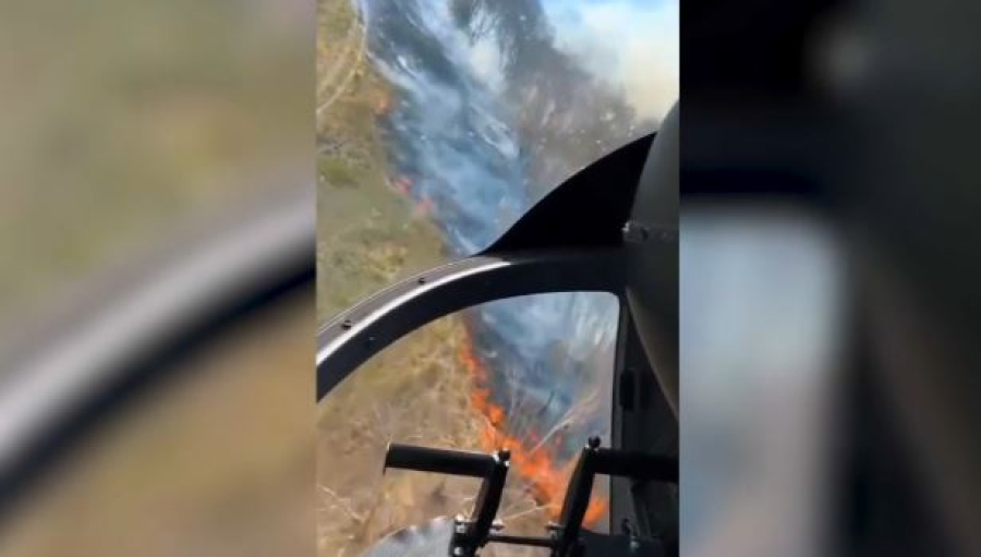 Природный пожар вспыхнул в Карагандинской области