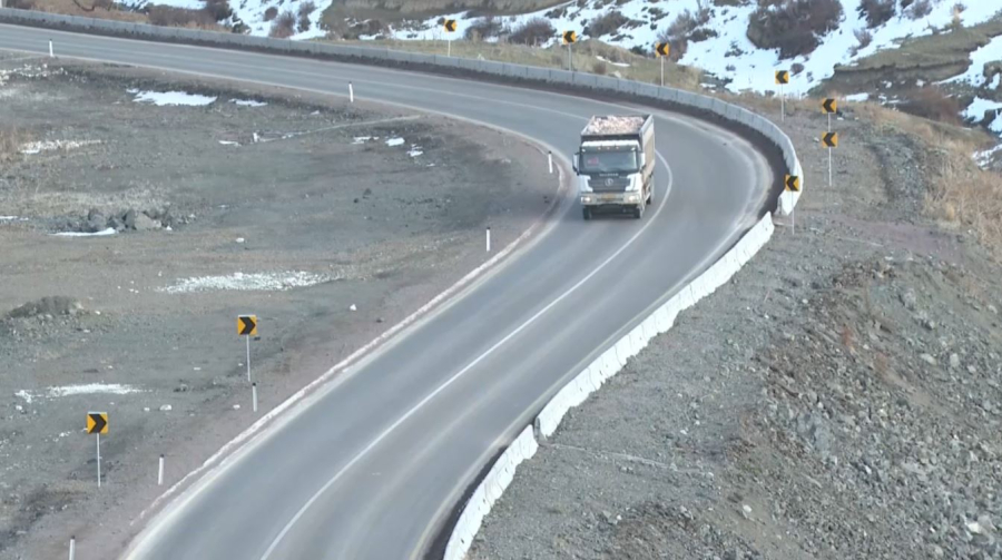 Завершен ремонт дороги «Сарыозек – Коктал»