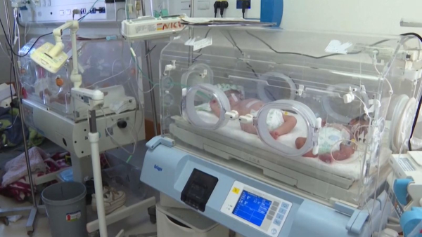 Газа секторындағы ауруханада жаңа туған шақалақтарға инкубатор жетіспей жатыр