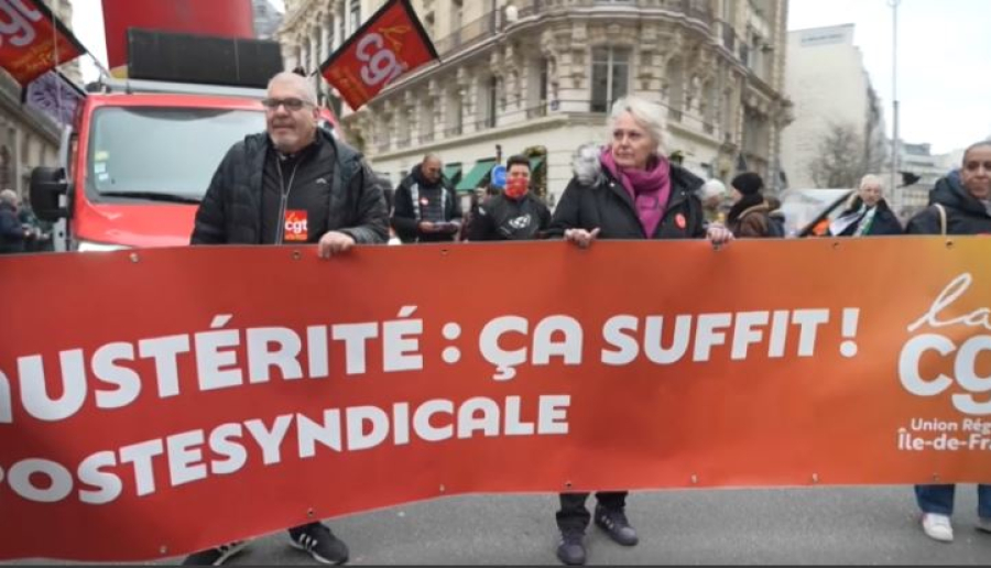 Францияда кәсіподақтар 150 митинг ұйымдастырды