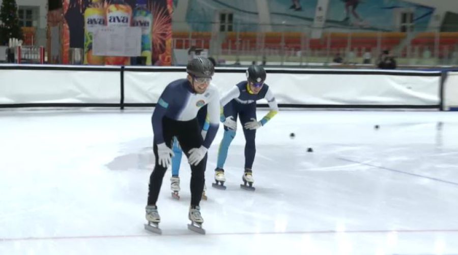 Шорт-трек: Казахстан готовится к Олимпиаде
