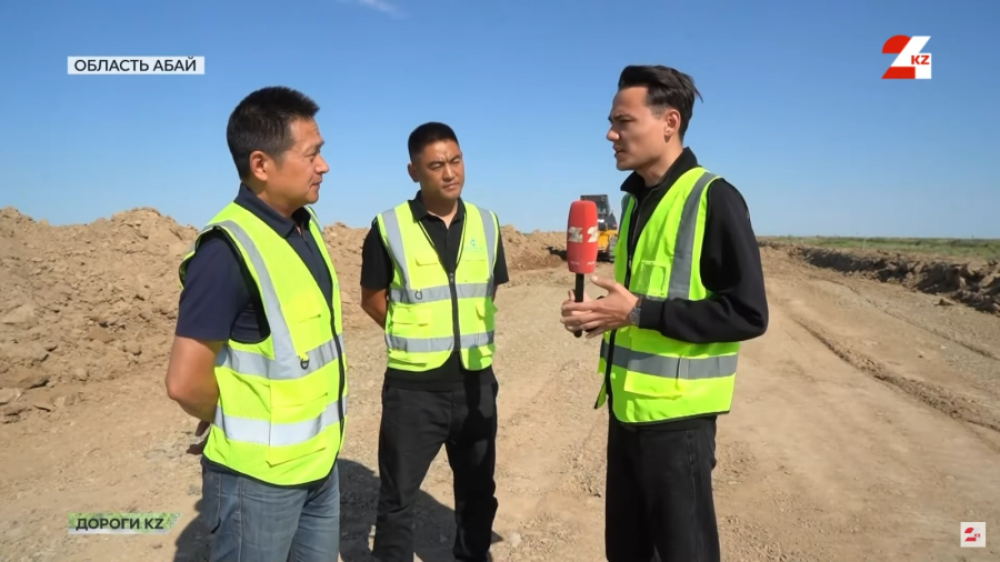 Омск - Майкапчагай: как строят одну из главных трасс Казахстана