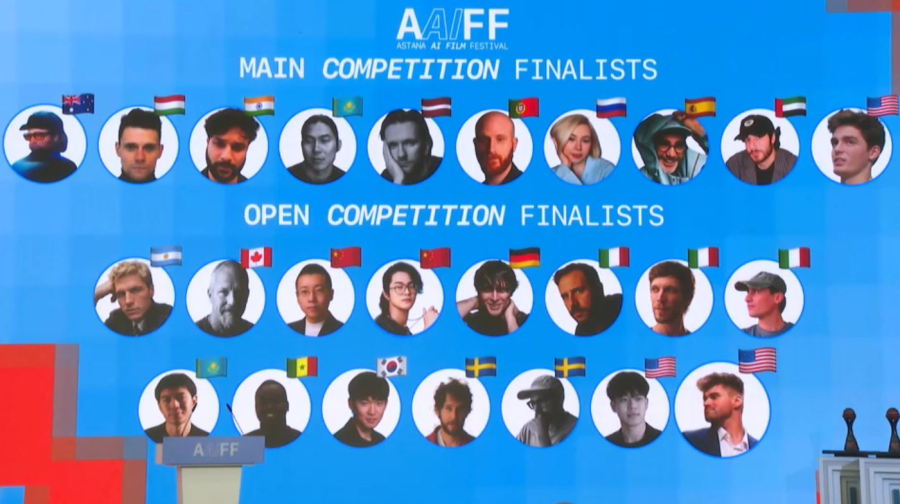 Astana AI Film Festival байқауының жеңімпаздары анықталды