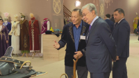 Президент Жамбыл облысындағы қолөнершілер көрмесіне барды