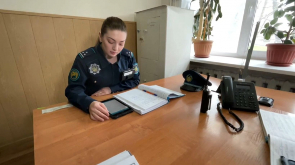 Петропавлдық полицей Виктория қазақ тілін жақсы меңгерген