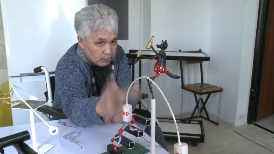 Темірден түйін түйген шебер