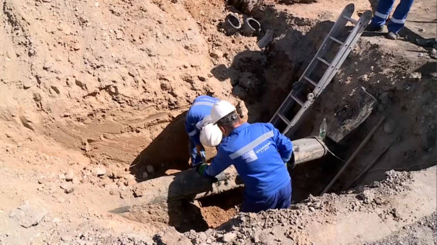 Шымкентте газ құбыры қайта қалпына келтірілді