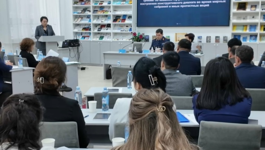 Тренинг для полицейских организовали в Костанае