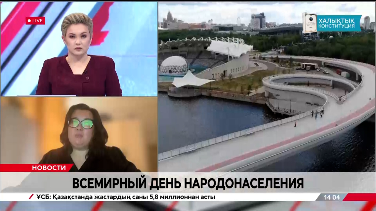 Всемирный день народонаселения. Аяулым Сагынбаева