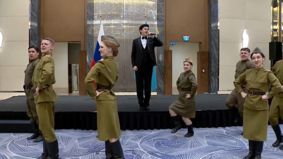 Е. Қошанов Жеңістің 80 жылдығына арналған шараға қатысты