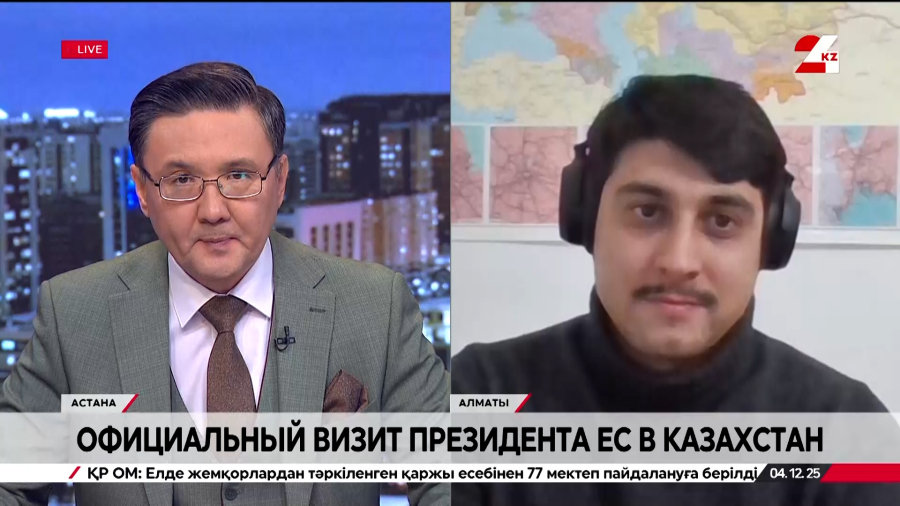 Официальный визит Президента Евросовета в РК. Эльданиз Гусейнов