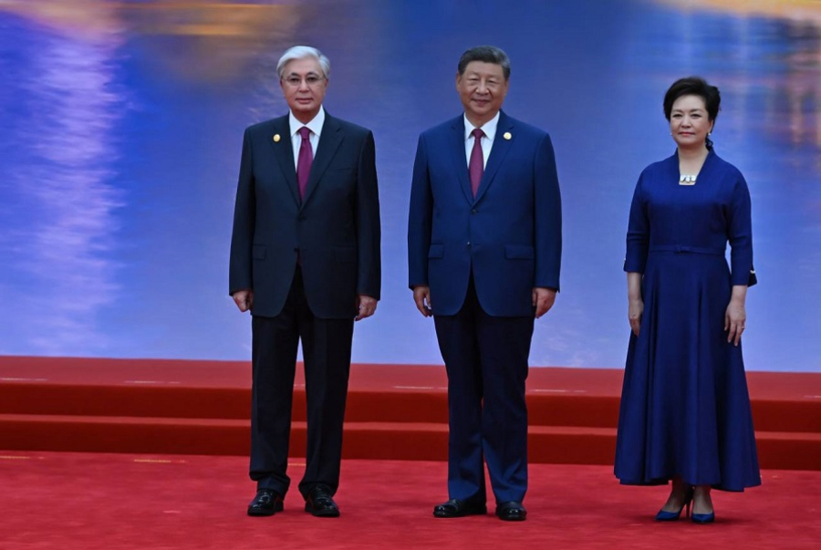 Токаев участвует в торжественном приеме в честь глав делегаций ШОС