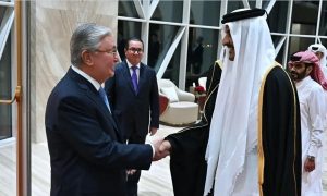 Президент Казахстана прибыл с госвизитом в Катар
