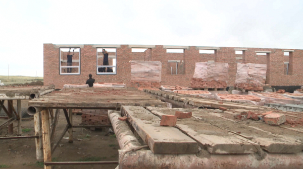 Қарағанды облысы Центральное ауылындағы спорт нысаны жаңғыртылып жатыр