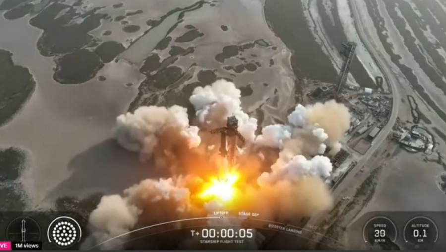 Тестовый запуск Starship закончился неудачей