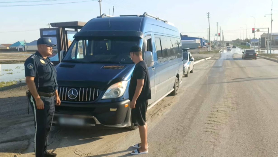 Қызылордада балабақша жүргізушісі мас күйінде бала тасымалдаған