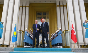 Эрдоган встретил Токаева в резиденции «Кулие»