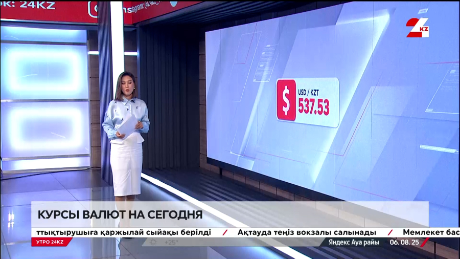 Курс валют на 6 августа