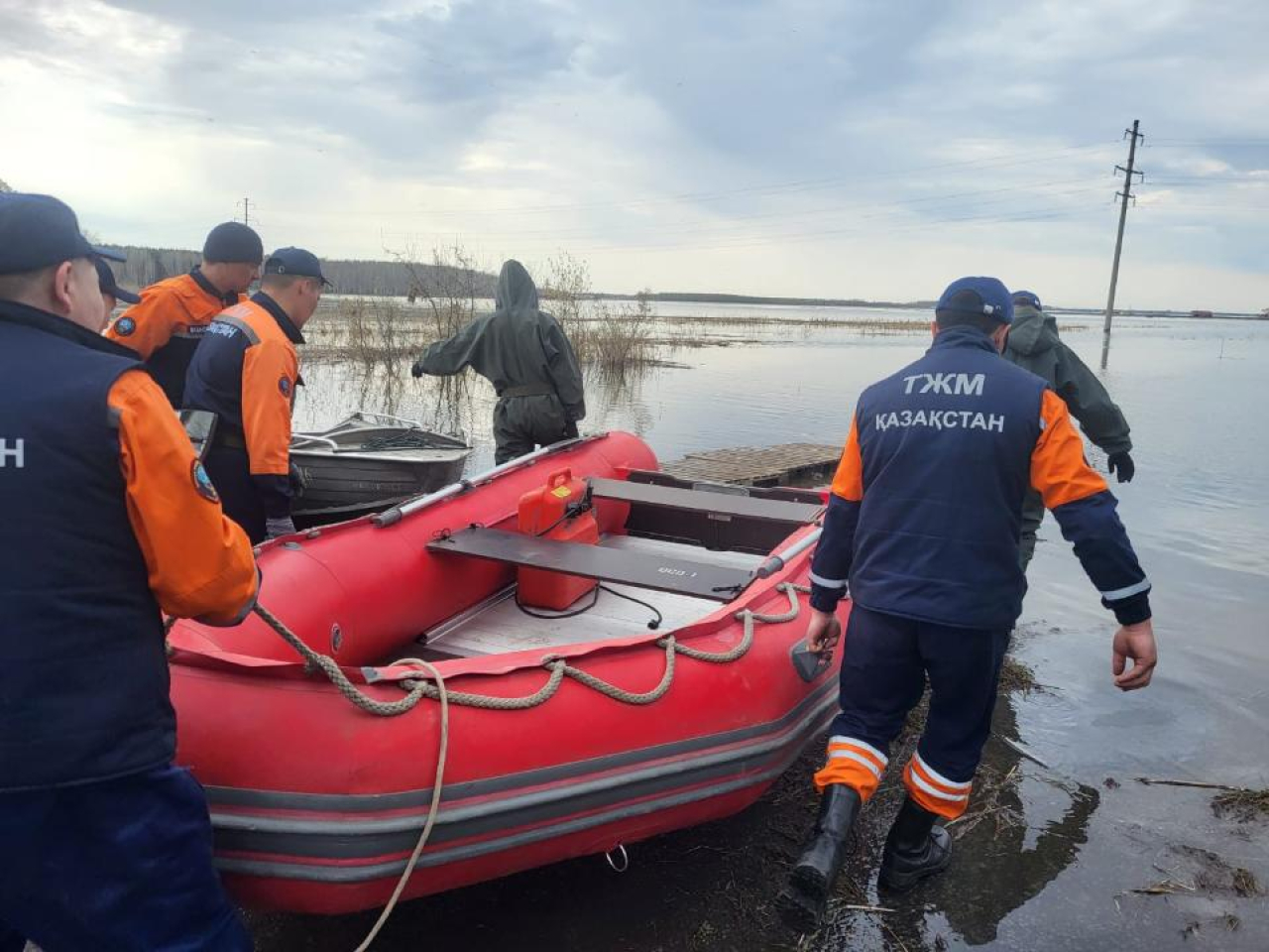 Паводковая ситуация в Северо-Казахстанской области