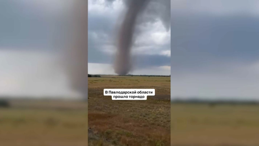 Павлодар облысында соққан құйын нысандарға зиян келтірді
