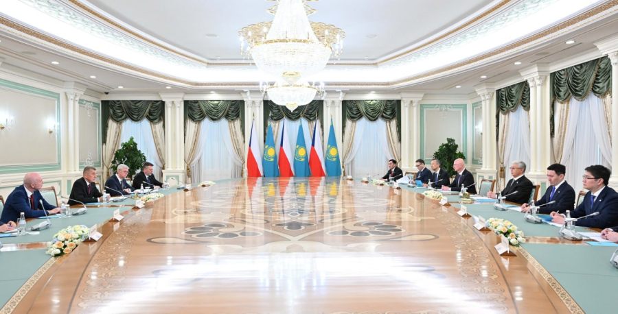 Қ. Тоқаев Қазақстан мен Чехия арасындағы қарым-қатынасты нығайтудың айтарлықтай әлеуетін атап өтті