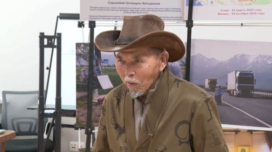 76 жастағы ұлытаулық Еуропаға жаяу аттанды