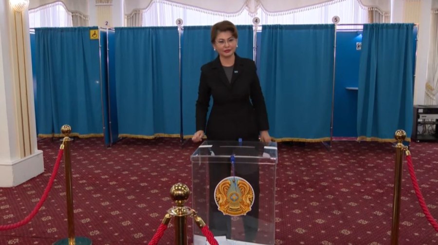 Мәдениет және ақпарат министрі Аида Балаева дауыс берді