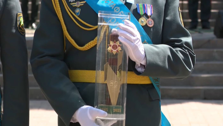 «Жеңіс эстафетасы» Алматыға жетті