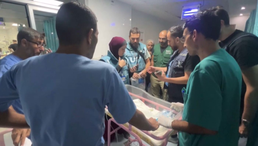 Газадағы науқас балалар эвакуацияланды