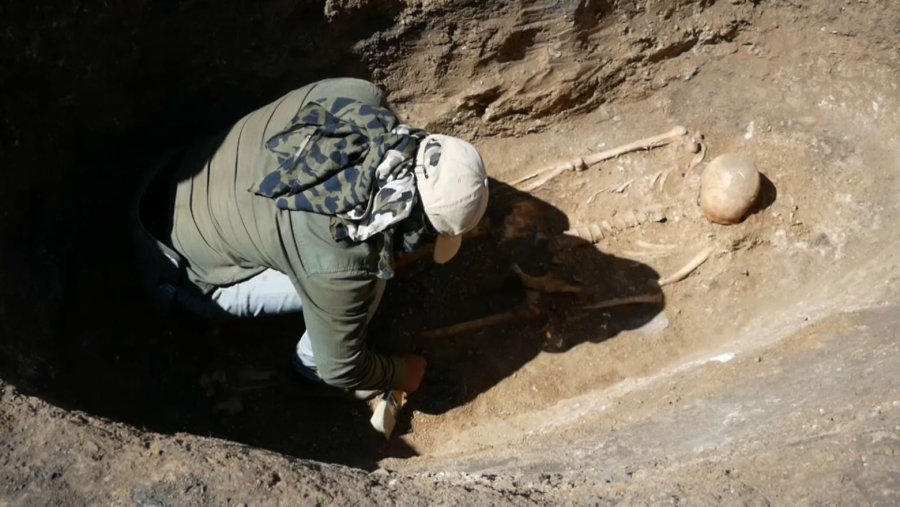 Ұлытау облысында сақ жауынгерінің сүйегі табылды