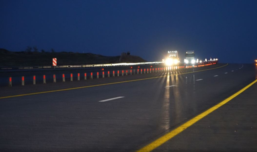 Трассу Астана – Караганда оснастили новой разметкой