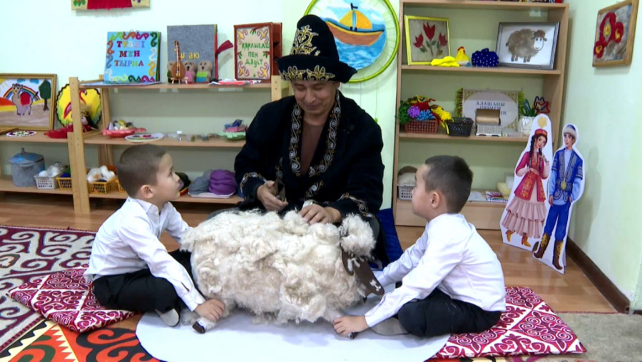 Балаларды ұлттық өнерге баулыған бөбекжай