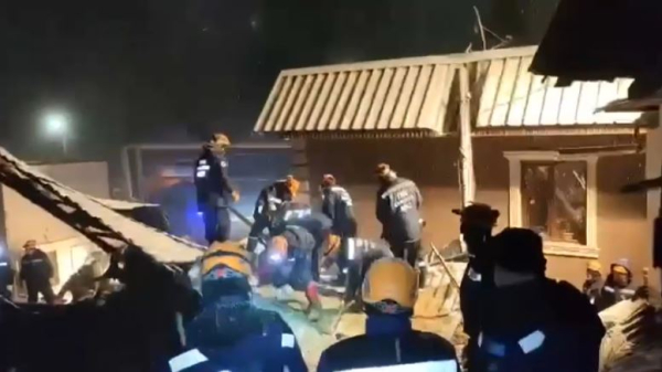 Оползень сошёл в Алматы, повредив жилые дома