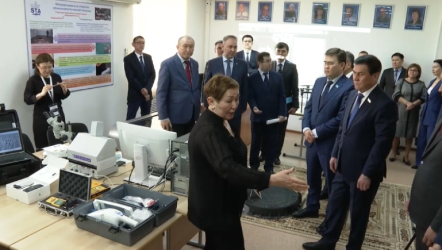 Криминалистический полигон открыли в Академии правосудия