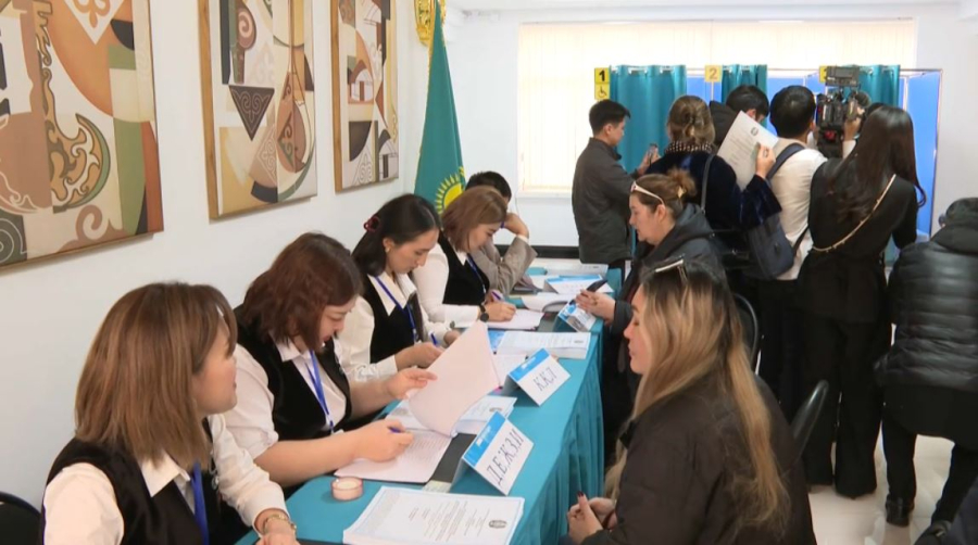 Как проходит голосование в Конаеве. LIVE